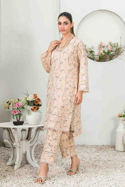2 Piece Stitched Digital Printed Lawn Suit From Nada By Tawakkal - 01