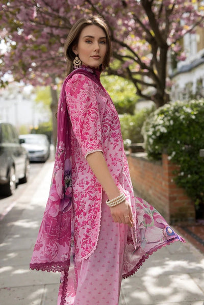 3 Piece Stitched Embroidered Printed Lawn Suit From Sobia Nazir Basics'25 Collection - 01