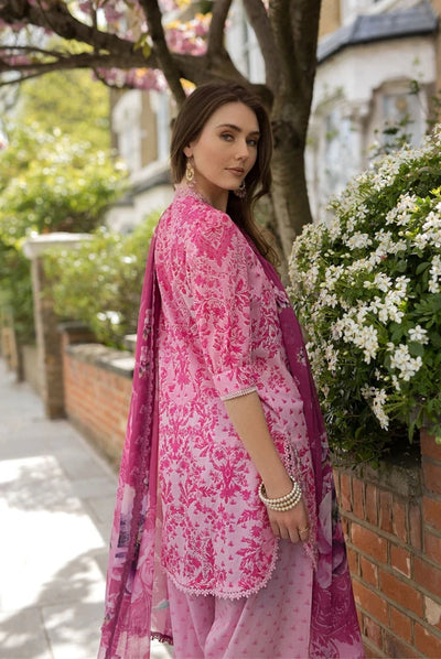 3 Piece Stitched Embroidered Printed Lawn Suit From Sobia Nazir Basics'25 Collection - 01