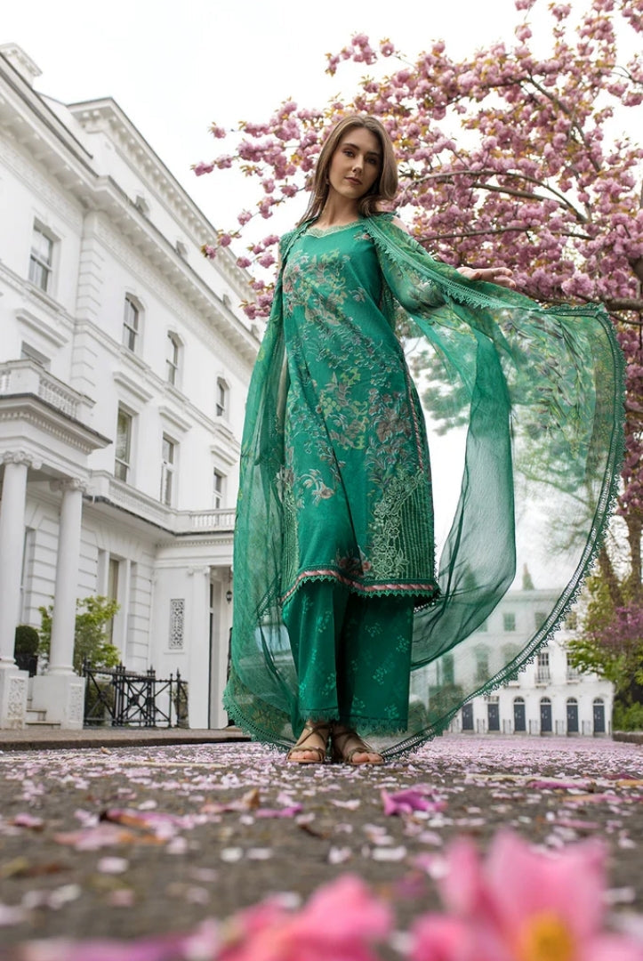 3 Piece Stitched Embroidered Printed Lawn Suit From Sobia Nazir Basics'25 Collection - 10