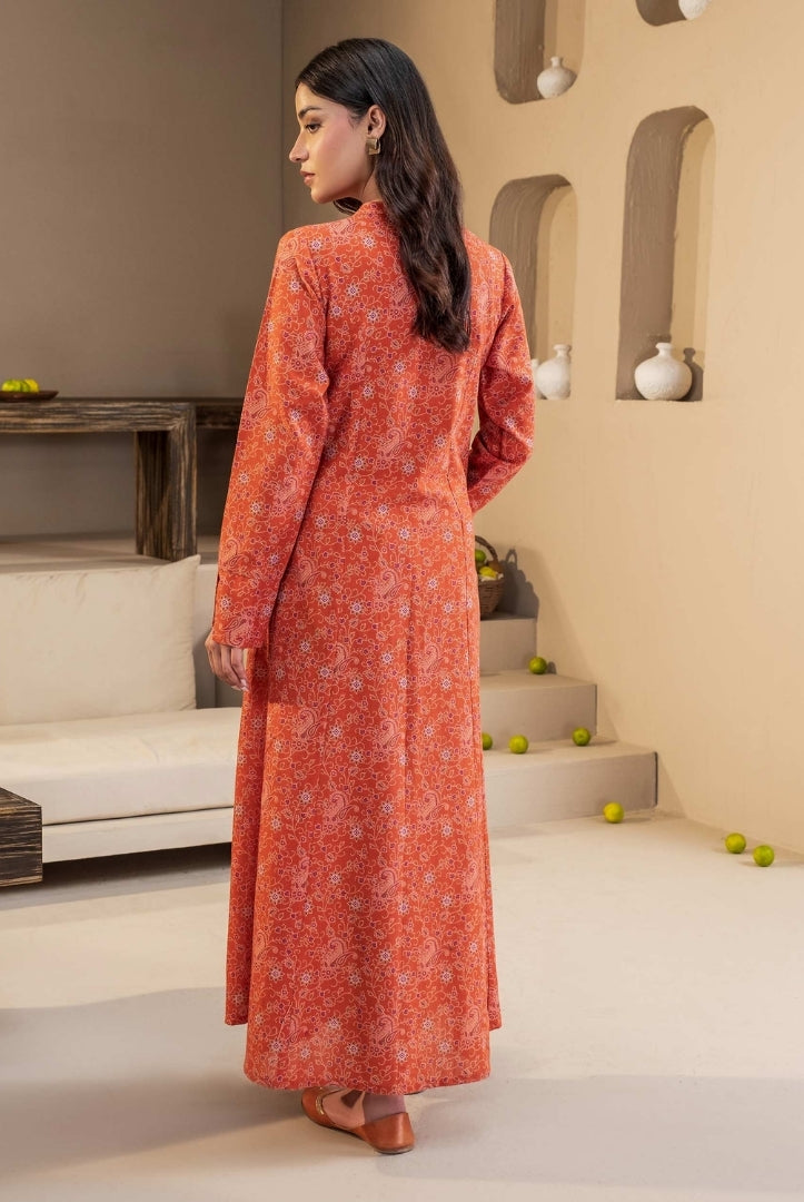 1 Pc Stitched Printed Khaddar Shirt By Limelight Winter Collection - 10