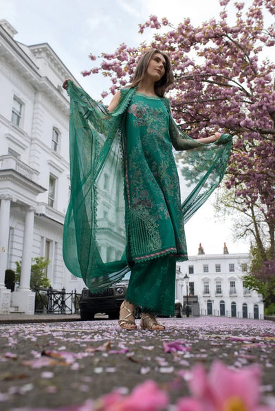 3 Piece Stitched Embroidered Printed Lawn Suit From Sobia Nazir Basics'25 Collection - 10