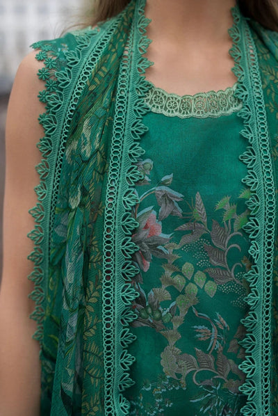 3 Piece Stitched Embroidered Printed Lawn Suit From Sobia Nazir Basics'25 Collection - 10