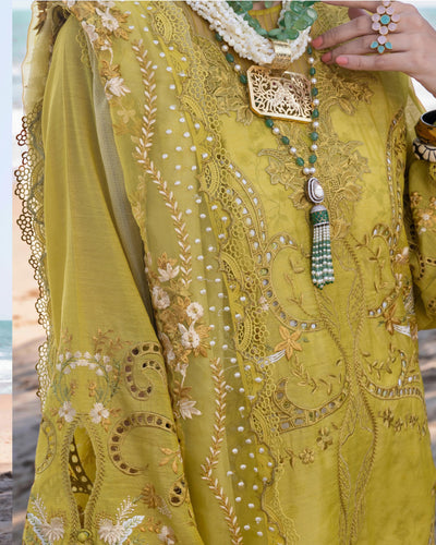 Saira Shakira 3 Piece Luxury Lawn Collection'25-SAMARA-A