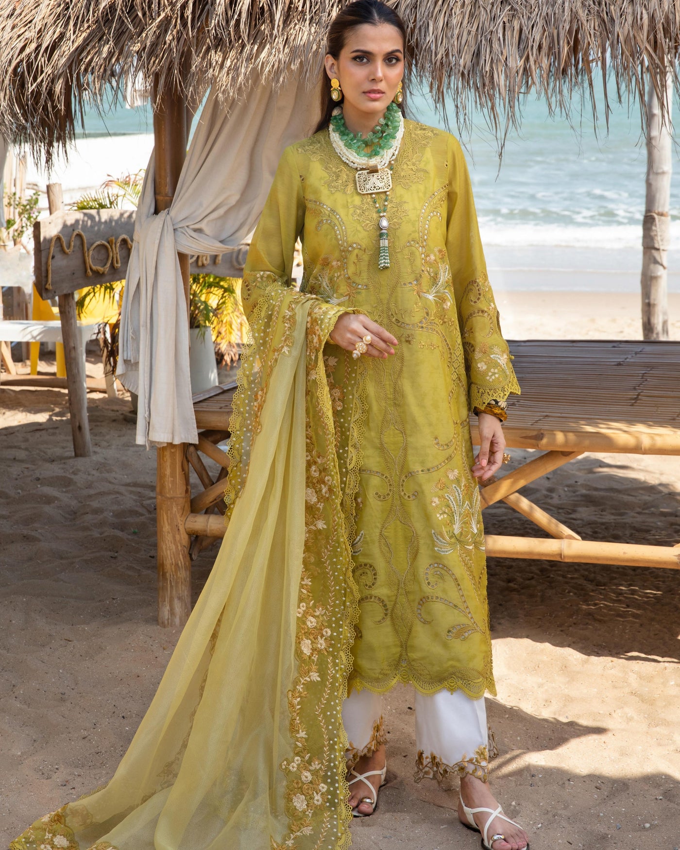 Saira Shakira 3 Piece Luxury Lawn Collection'25-SAMARA-A