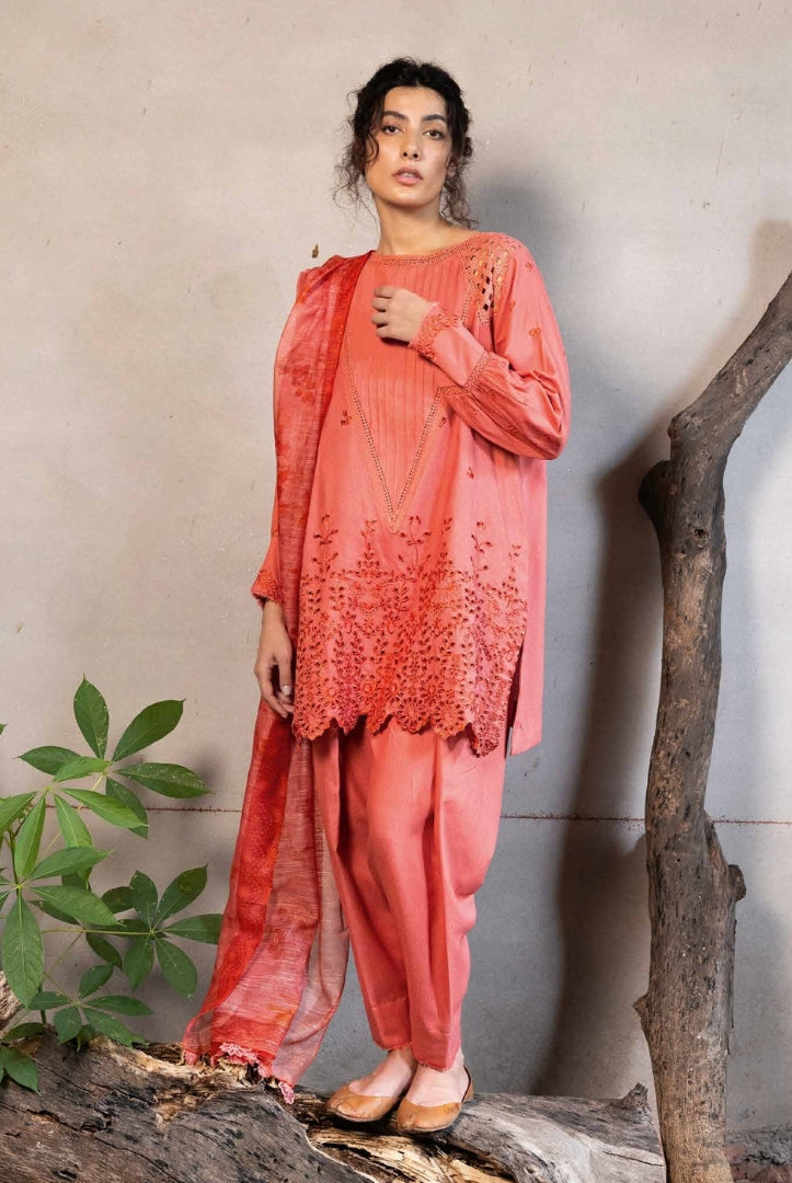 3 Piece Stitched Karandi Printed Suits Collection From Fall Edit '24 By Sobia Nazir - 12