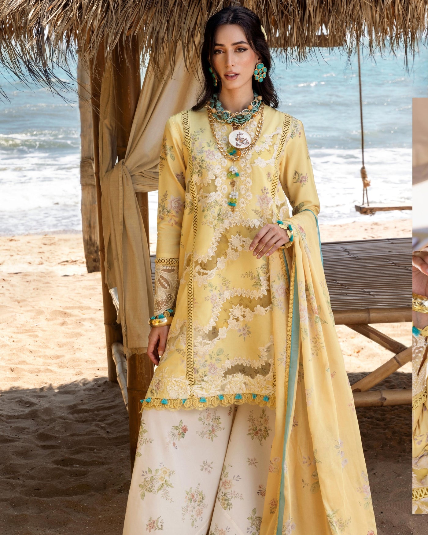 Saira Shakira 3 Piece Luxury Lawn Collection'25-SERENA-A