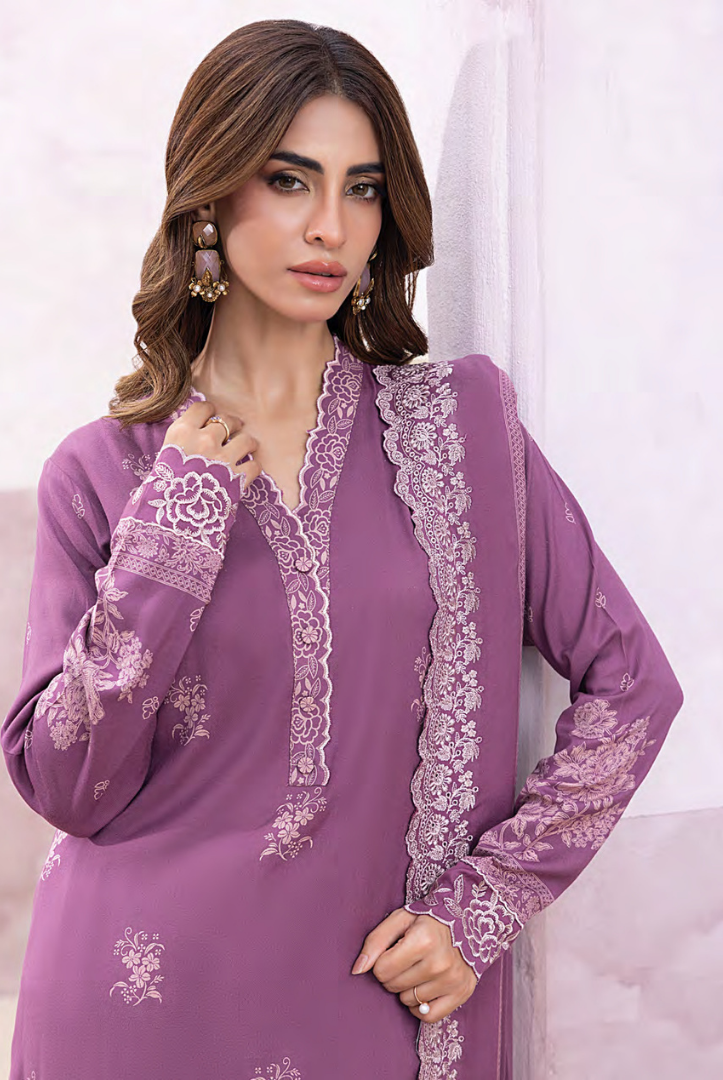 3 Piece Stitched Winter Essentials By LSM Lakhany Embroidered Cashmi Wool LG-RL-0307-A