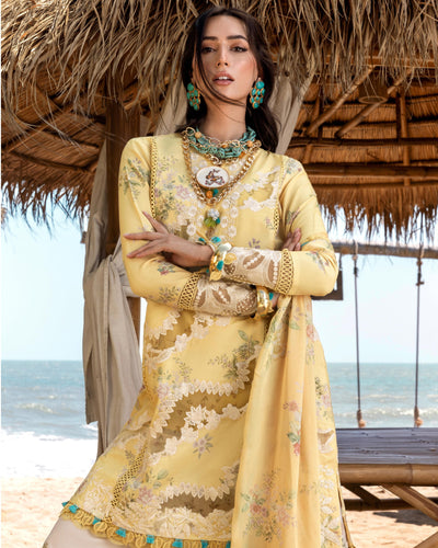 Saira Shakira 3 Piece Luxury Lawn Collection'25-SERENA-A