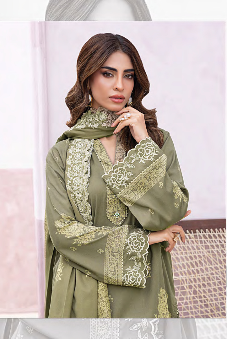 3 Piece Stitched Winter Essentials By LSM Lakhany Embroidered Cashmi Wool LG-RL-0307-в