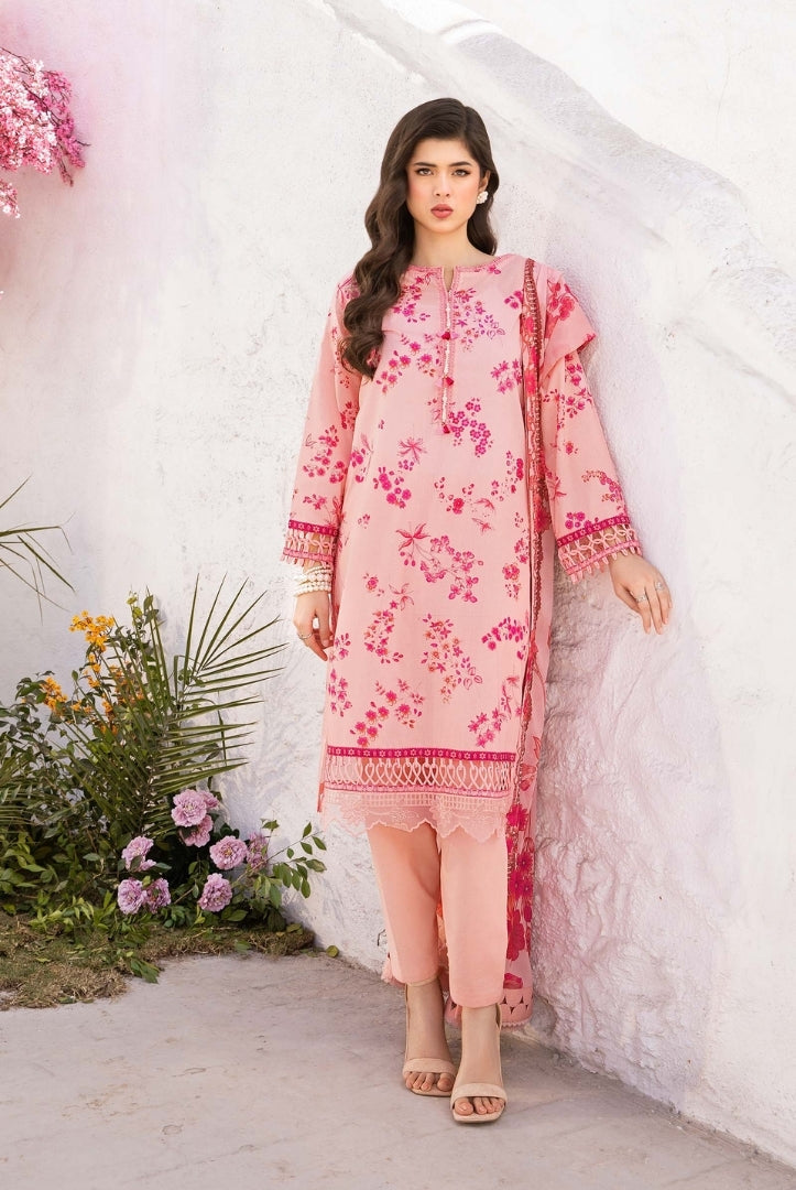 3 Piece Stitched Embroidered Suit From M.Basics By Maria.B Lawn Vol'1 Collection - 17