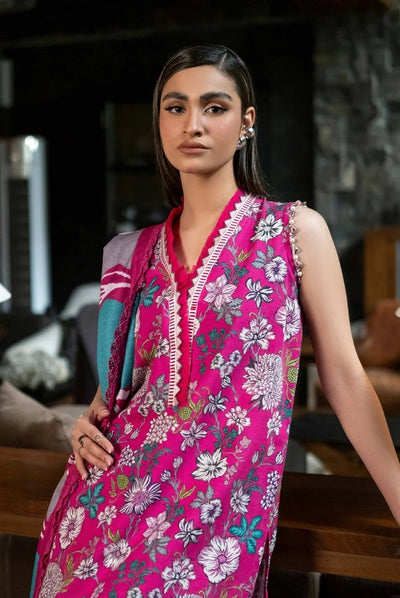3 Piece Stitched Printed Khaddar Suit From M.Basics By Maria.B Collection - 17
