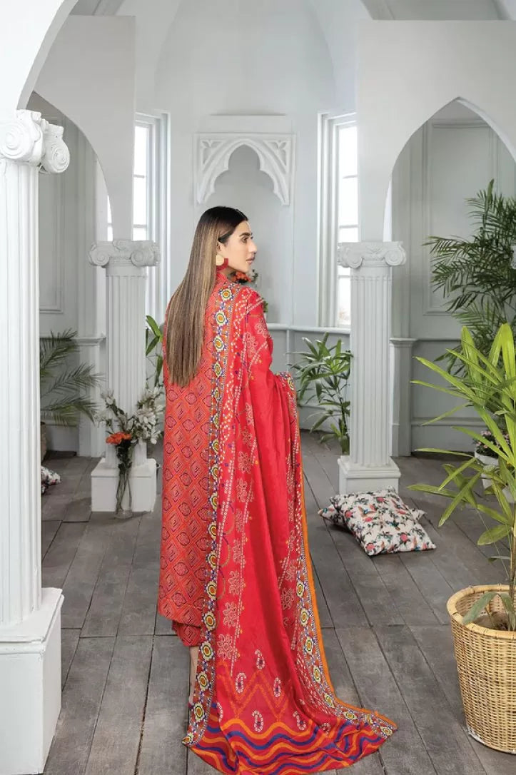 Johra Raiza 3 Piece Stitched Suit - 08