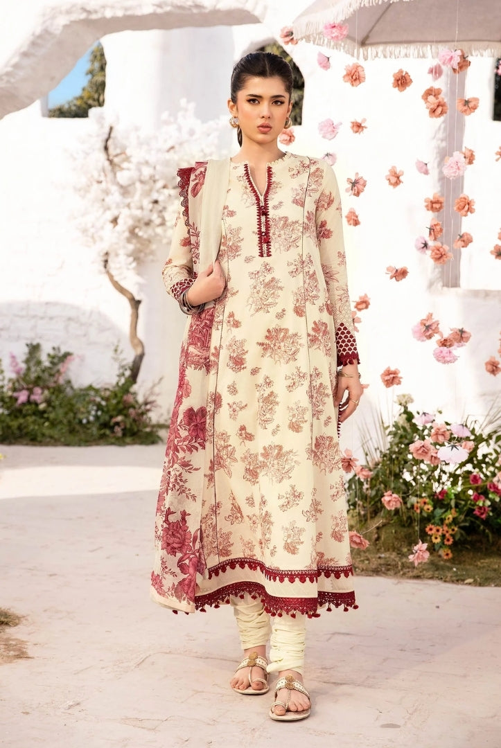 3 Piece Stitched Embroidered Suit From M.Basics By Maria.B Lawn Vol'1 Collection - 19