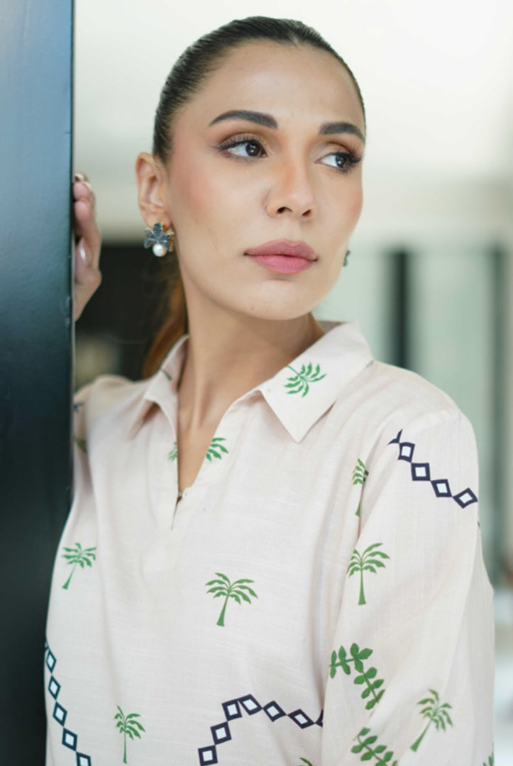 2 Piece Stitched Digital Printed Marina Suit From Sahar Print Edit Fall '24 - 02