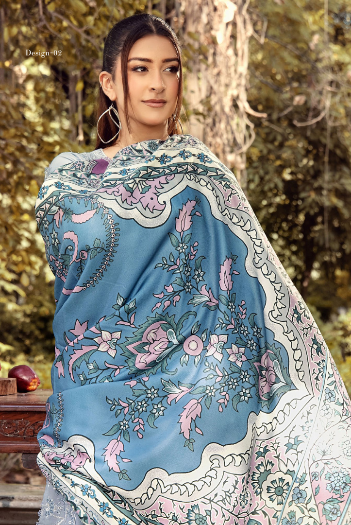 3 Piece Stitched DHANAK RTW Vol-02 BY ADAN'S LIBAS - 7793