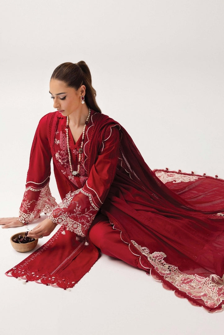 3 Piece Stitched Luxury Suits From Qalamkar Basic Pret'25 Collection - JEEM