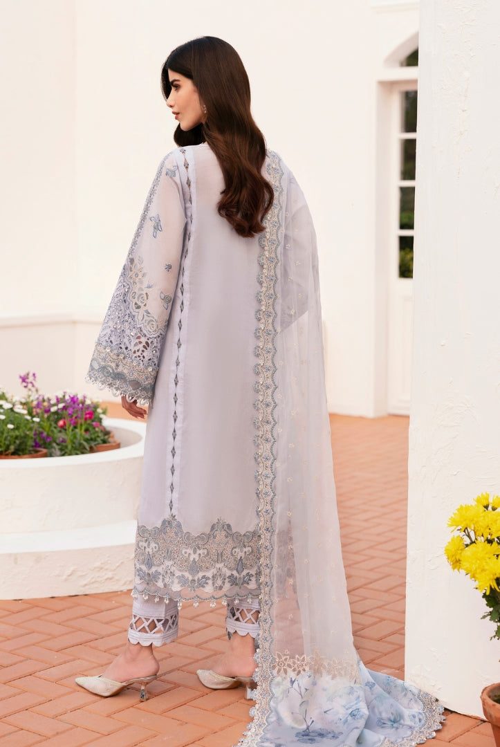 3 Piece Stitched Embroidered Lawn Suit From Baroque Eid Lawn'25 Collection - 02