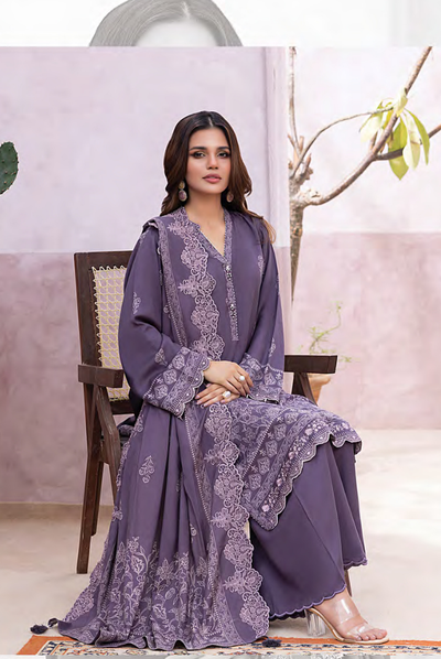 3 Piece Stitched Winter Essentials By LSM Lakhany Embroidered Cashmi Wool LG-IZ-0475-A