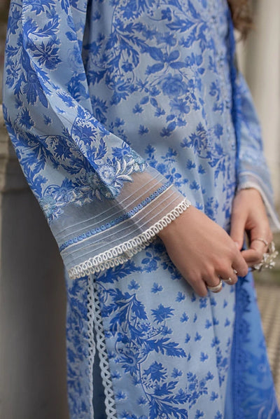 3 Piece Stitched Embroidered Printed Lawn Suit From Sobia Nazir Basics'25 Collection - 02