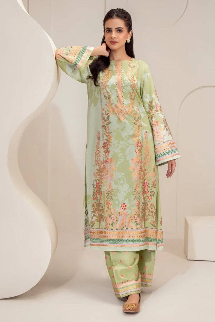 2 Pc Stitched Printed Lawn Suit By Limelight Summer Collection - 21