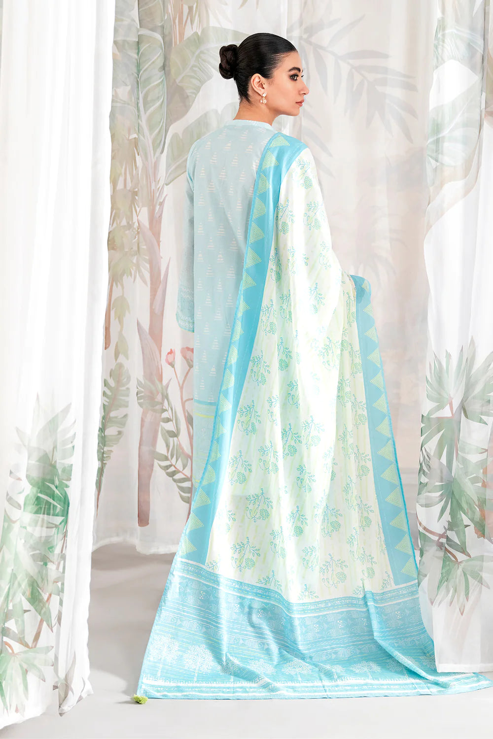 Sahar Print Edit 3 Piece Stitched Suit - 09