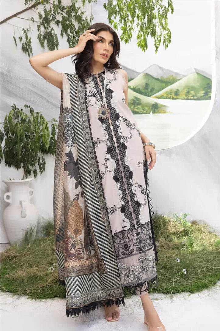 Aleyna By Asifa & Nabeel 3 Piece Stitched Suit - 08