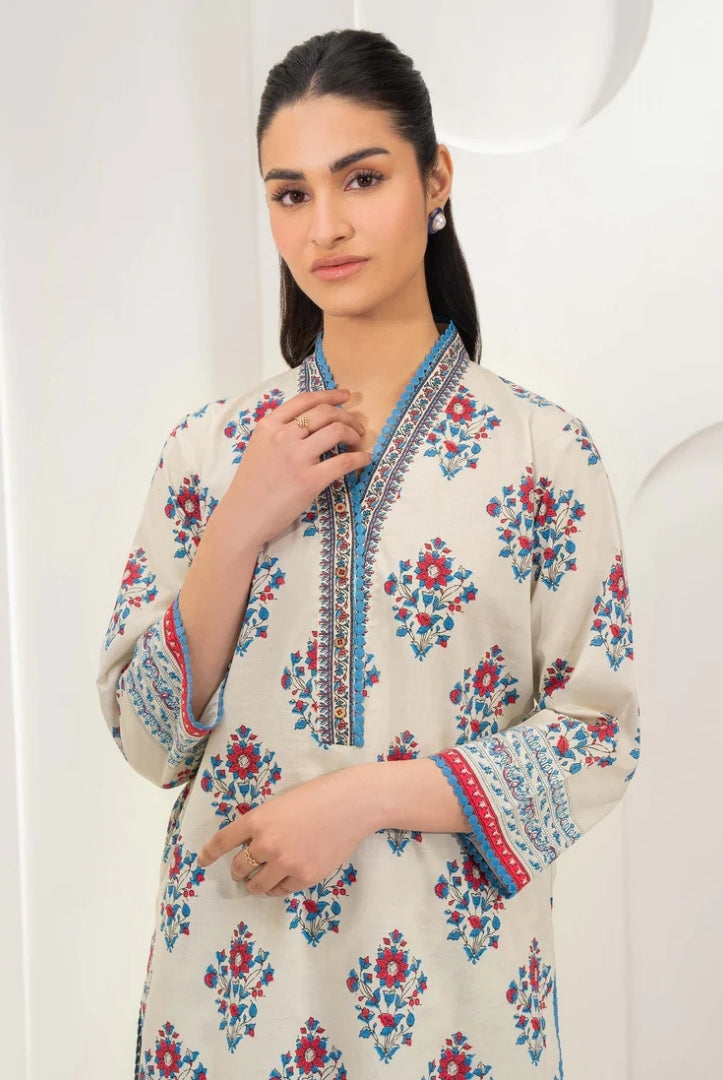 2 Pc Stitched Printed Lawn Suit By Limelight Summer Collection - 23