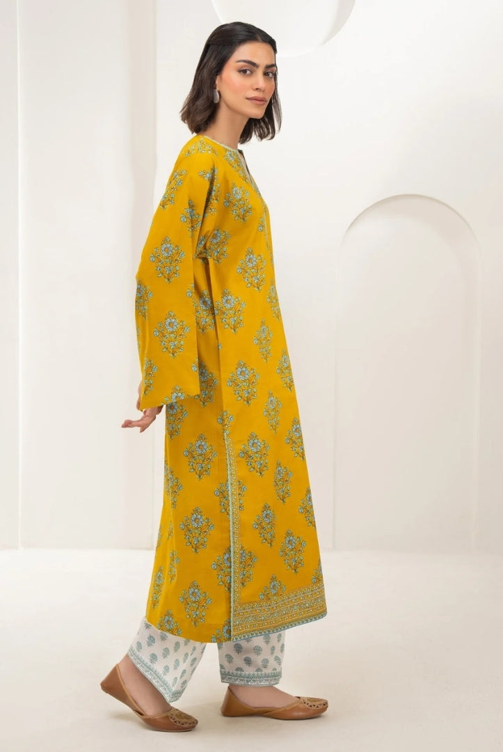 2 Pc Stitched Printed Lawn Suit By Limelight Summer Collection - 24