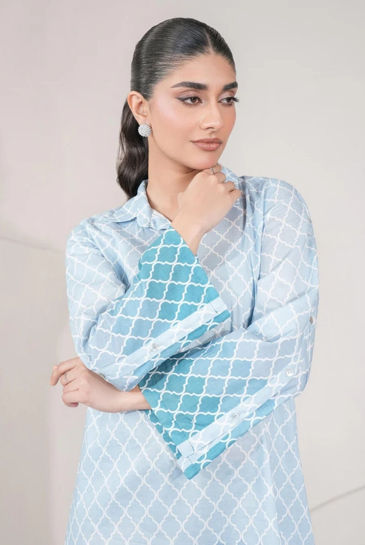 2 Pc Stitched Printed Lawn Suit By Limelight Summer Collection - 25