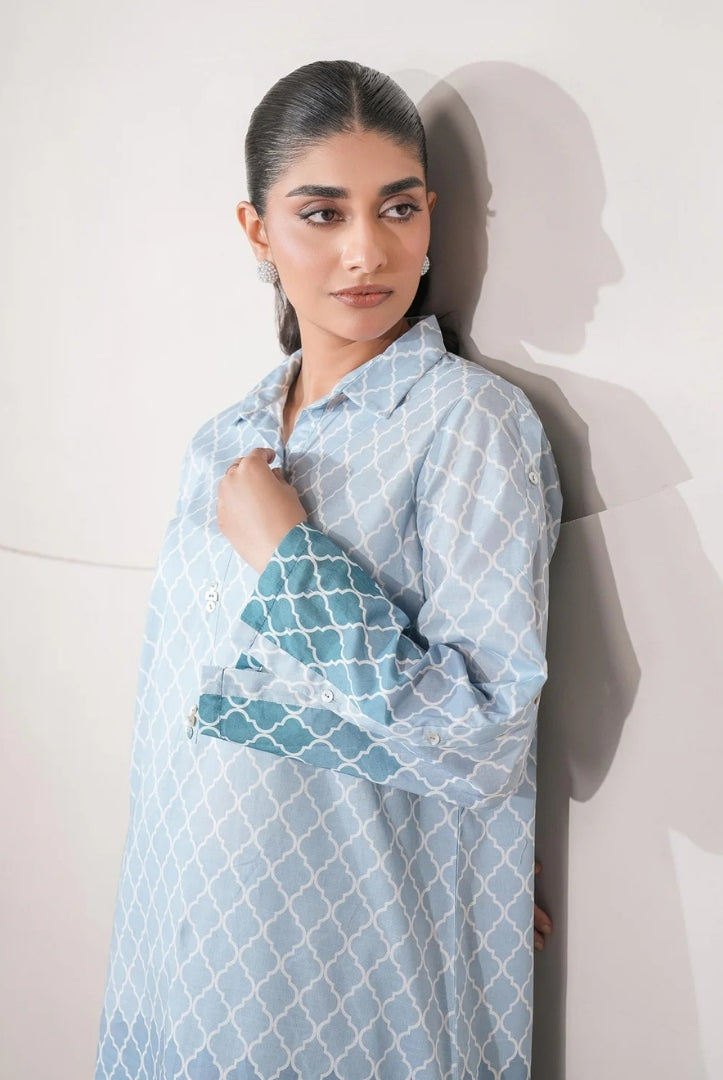 2 Pc Stitched Printed Lawn Suit By Limelight Summer Collection - 25