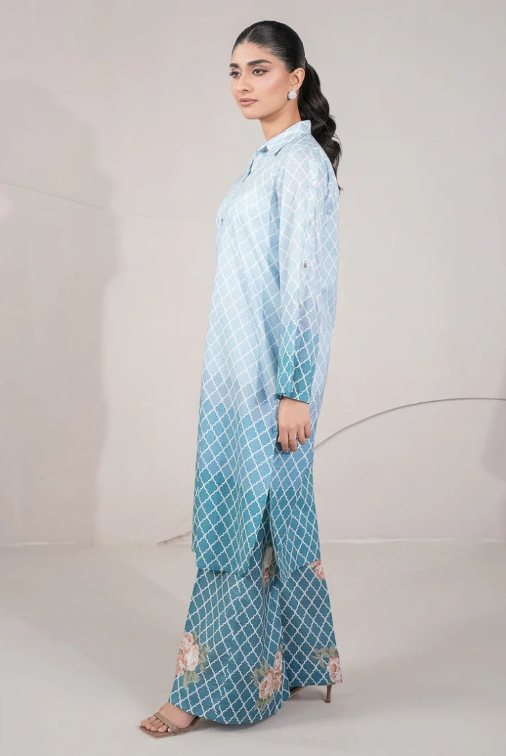 2 Pc Stitched Printed Lawn Suit By Limelight Summer Collection - 25