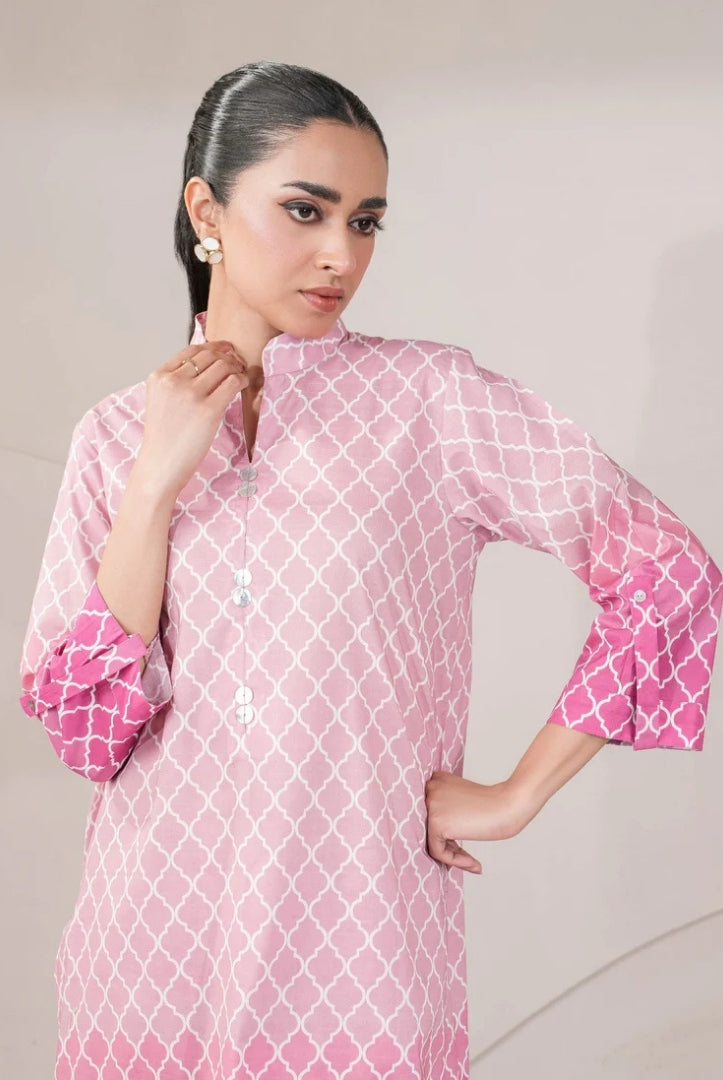 2 Pc Stitched Printed Lawn Suit By Limelight Summer Collection - 26