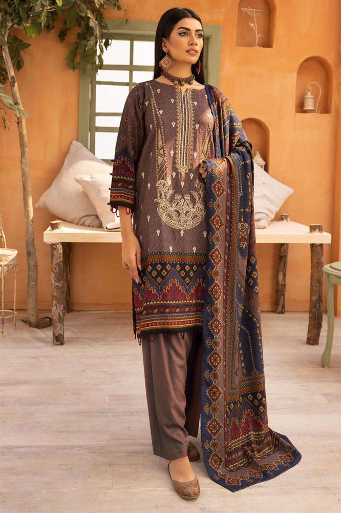 Zarqoon By Johra 3 Piece Stitched Suit – 08