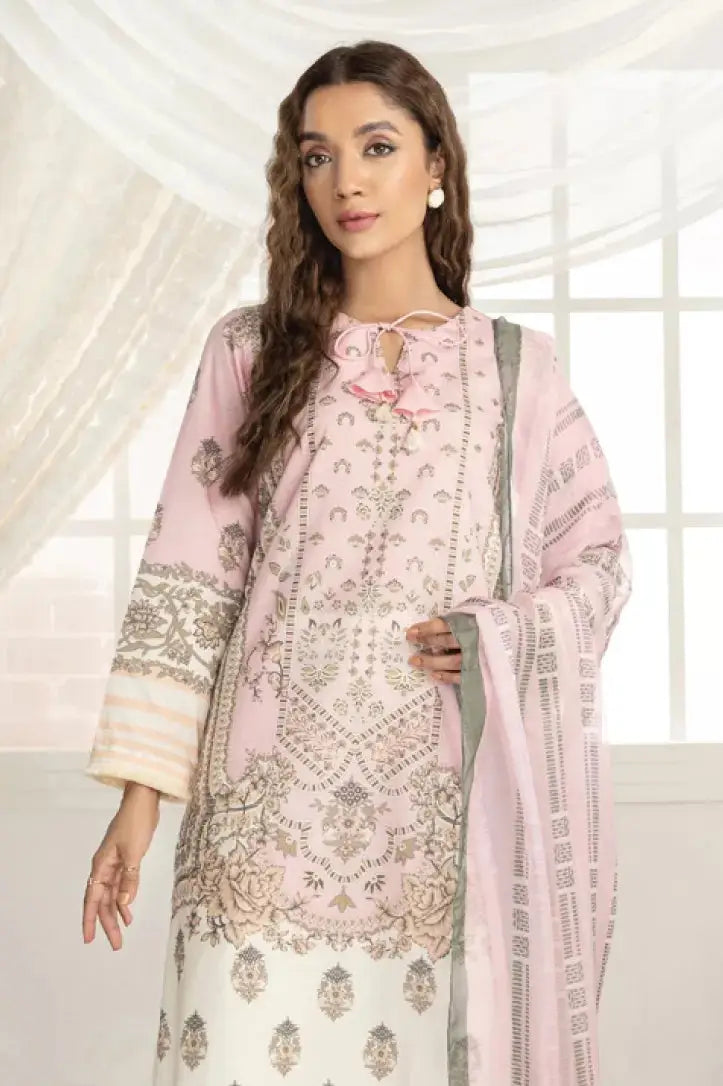 2 Piece Stitched Printed Lawn Suit By Limelight - 21