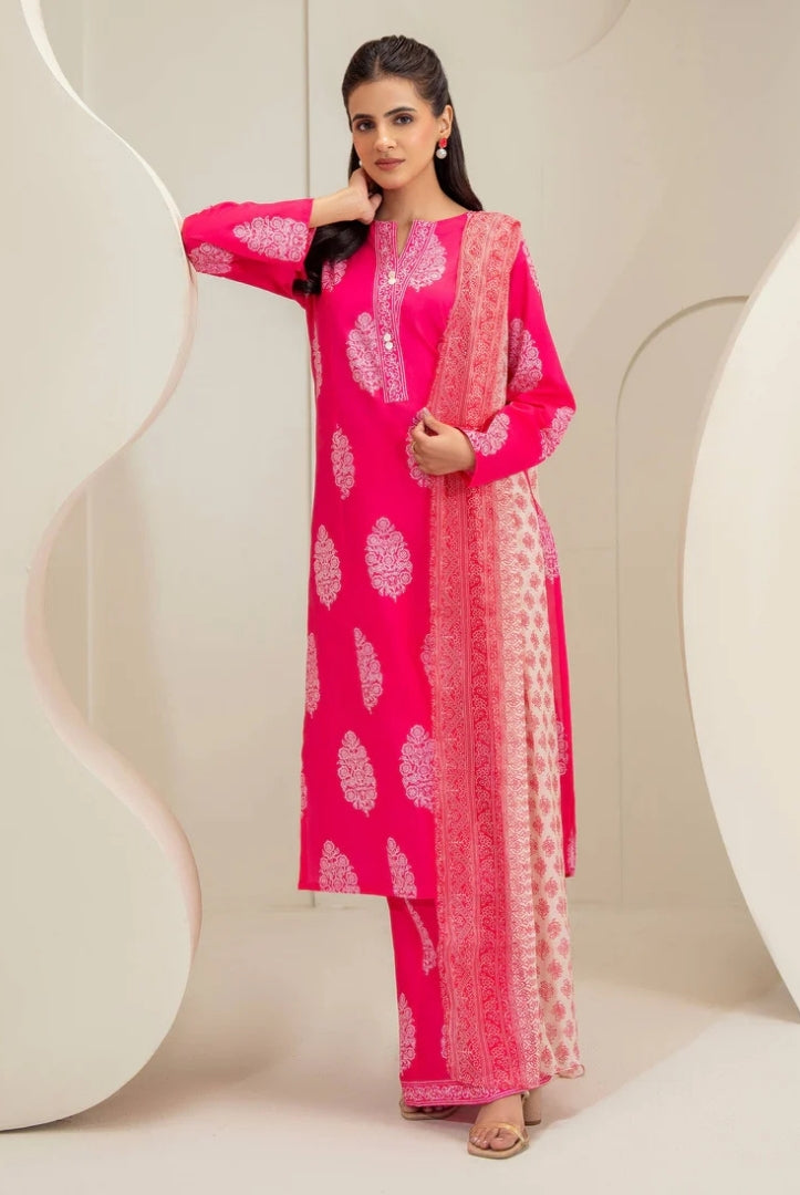 3 Pc Stitched Printed Lawn Suit By Limelight Summer Collection - 30