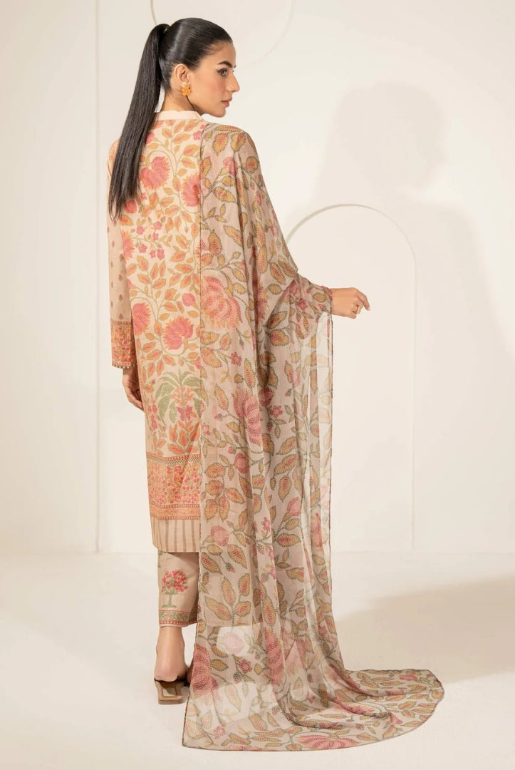 3 Pc Stitched Printed Lawn Suit By Limelight Summer Collection - 31