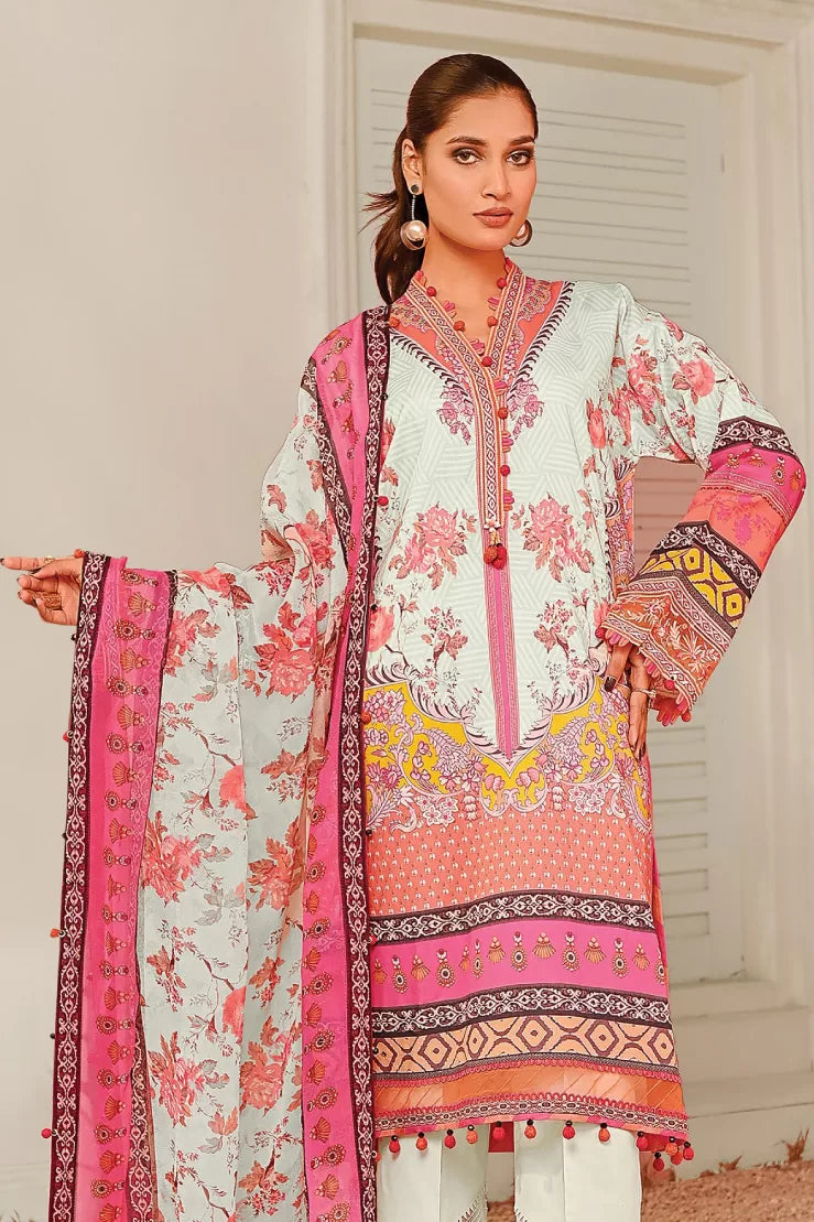 3Piece Stitched Suit By Viva Anaya - TALIA