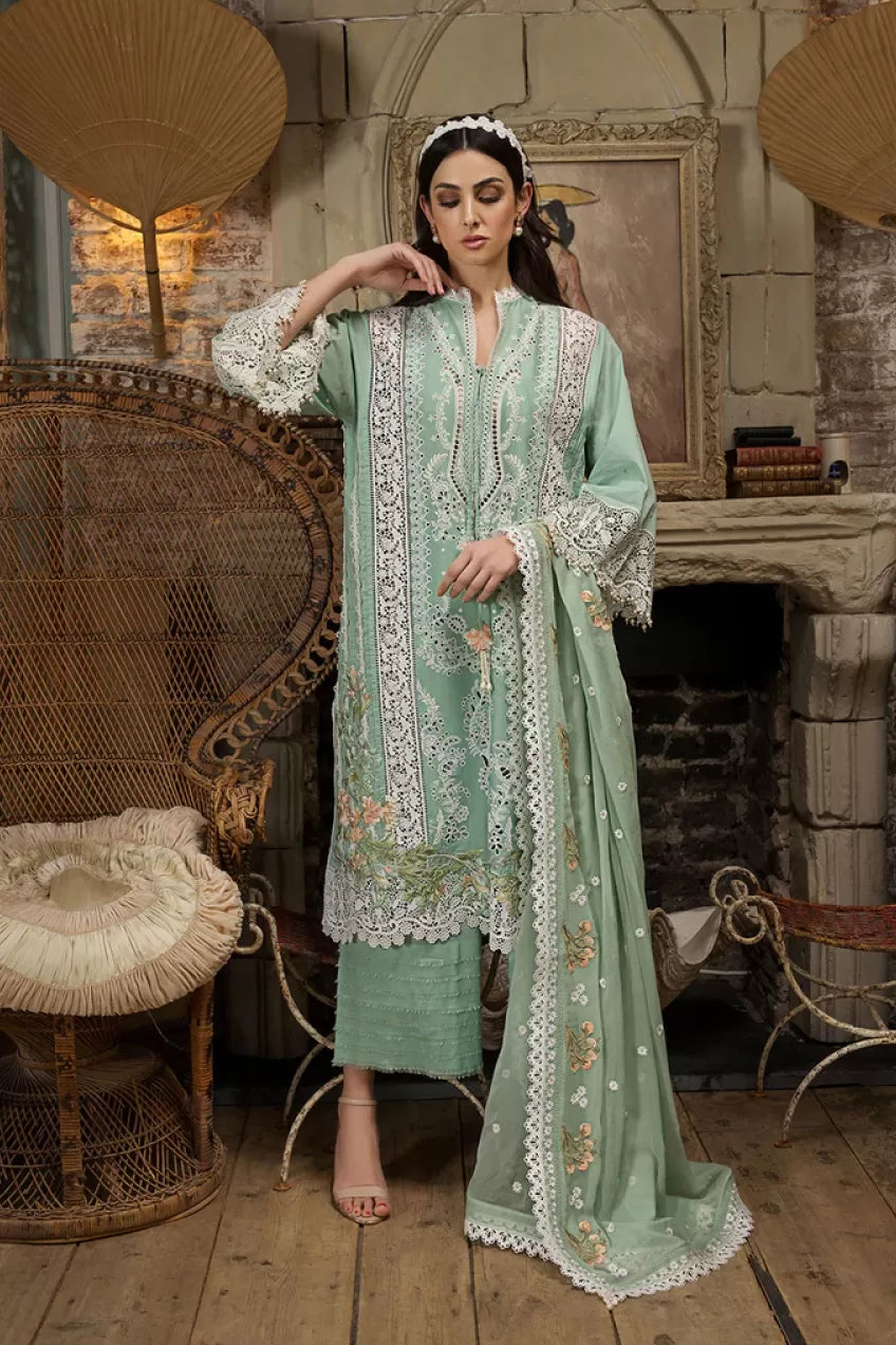 3 Piece Stitched Suit Luxury Lawn By Sobia Nazir - AN-00702