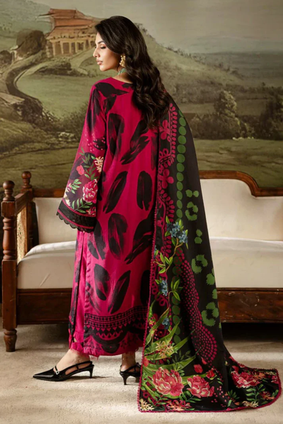3 Piece Stitched Nureh Signature Printed Linen'25 SP-177