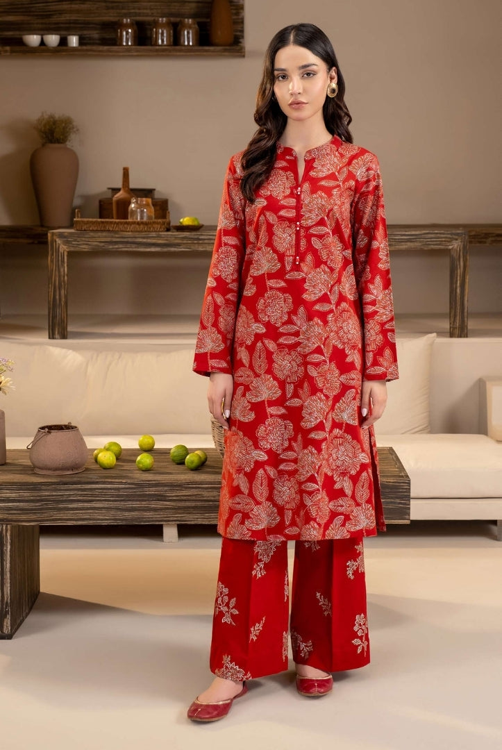 2 Pc Stitched Printed Khaddar Suit By Limelight Winter Collection - 36