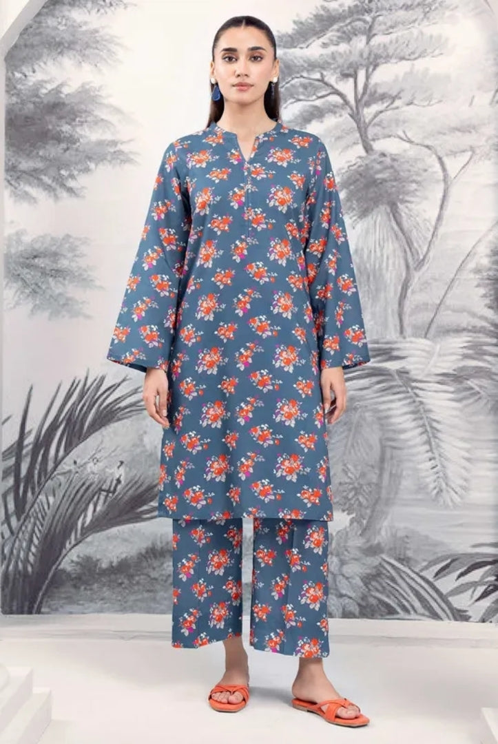 2 Pc Stitched Printed Khaddar Suit By Limelight Winter Collection - 39