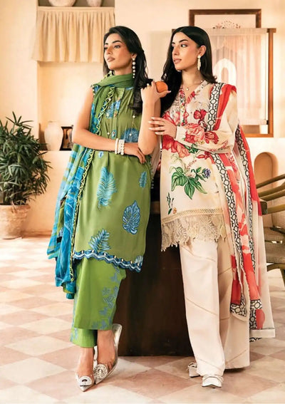 3 Piece Stitched Embroidered Lawn Suit From Maria.B By M.Basics Eid Collection'25-23