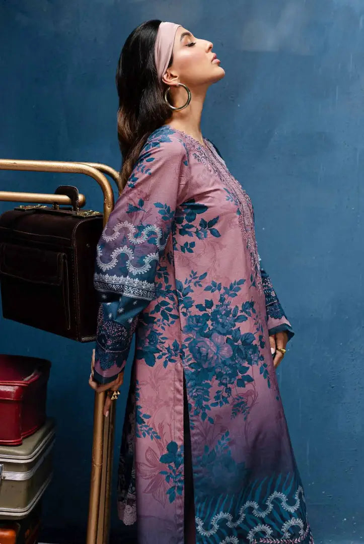 3 Piece Stitched Embroidered Suits From Gardenia By Nureh - 10