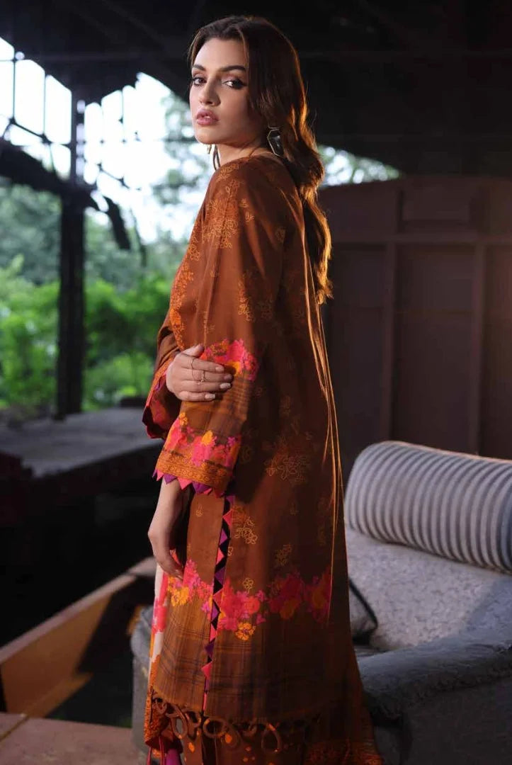 3 Piece Stitched Printed Khaddar Suit From Charizma C-Prints Vol-1 - 07