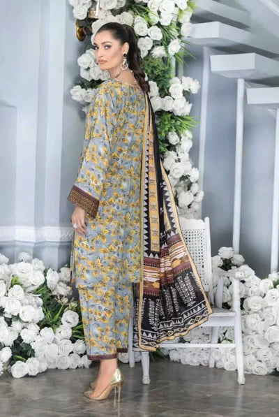 3 Piece Stitched Suits By Sakina Anarkali - 05