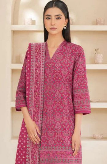 3 Pc Stitched Printed Lawn Suit By Limelight Summer Collection - 20