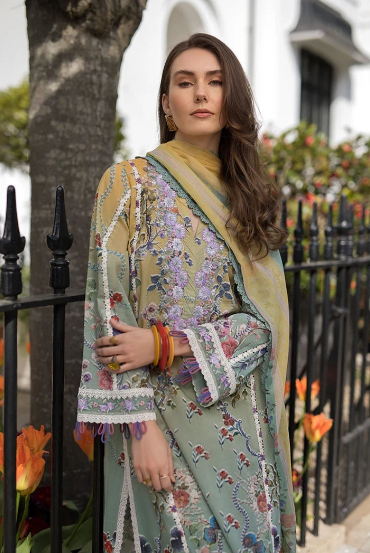 3 Piece Stitched Embroidered Printed Lawn Suit From Sobia Nazir Basics'25 Collection - 04