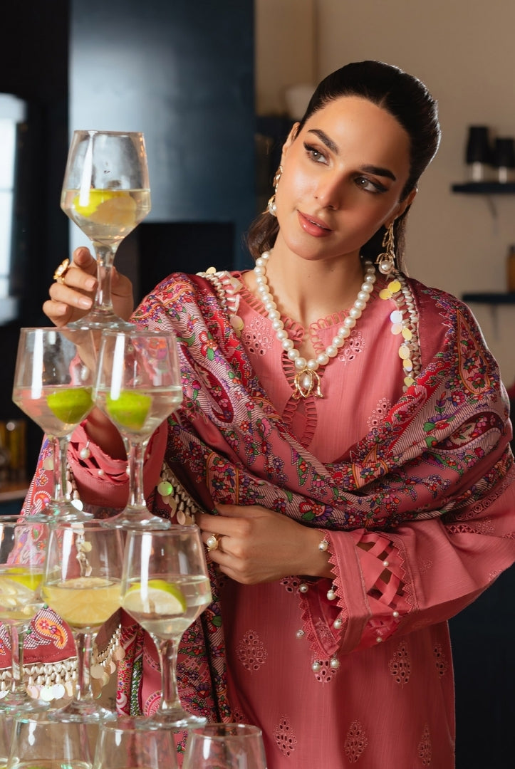 3 Pc Stitched Embroidered Khaddar Winter Collection'24 From Stella By Mahnur - NAZAKAT