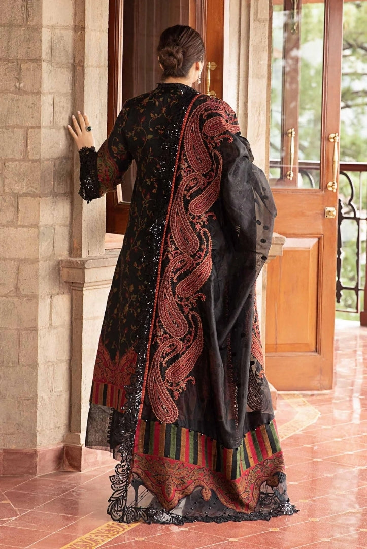 3 Piece Stitched Embroidered Woven Suit From Maria.B Winter Luxe'24 Collection - 04
